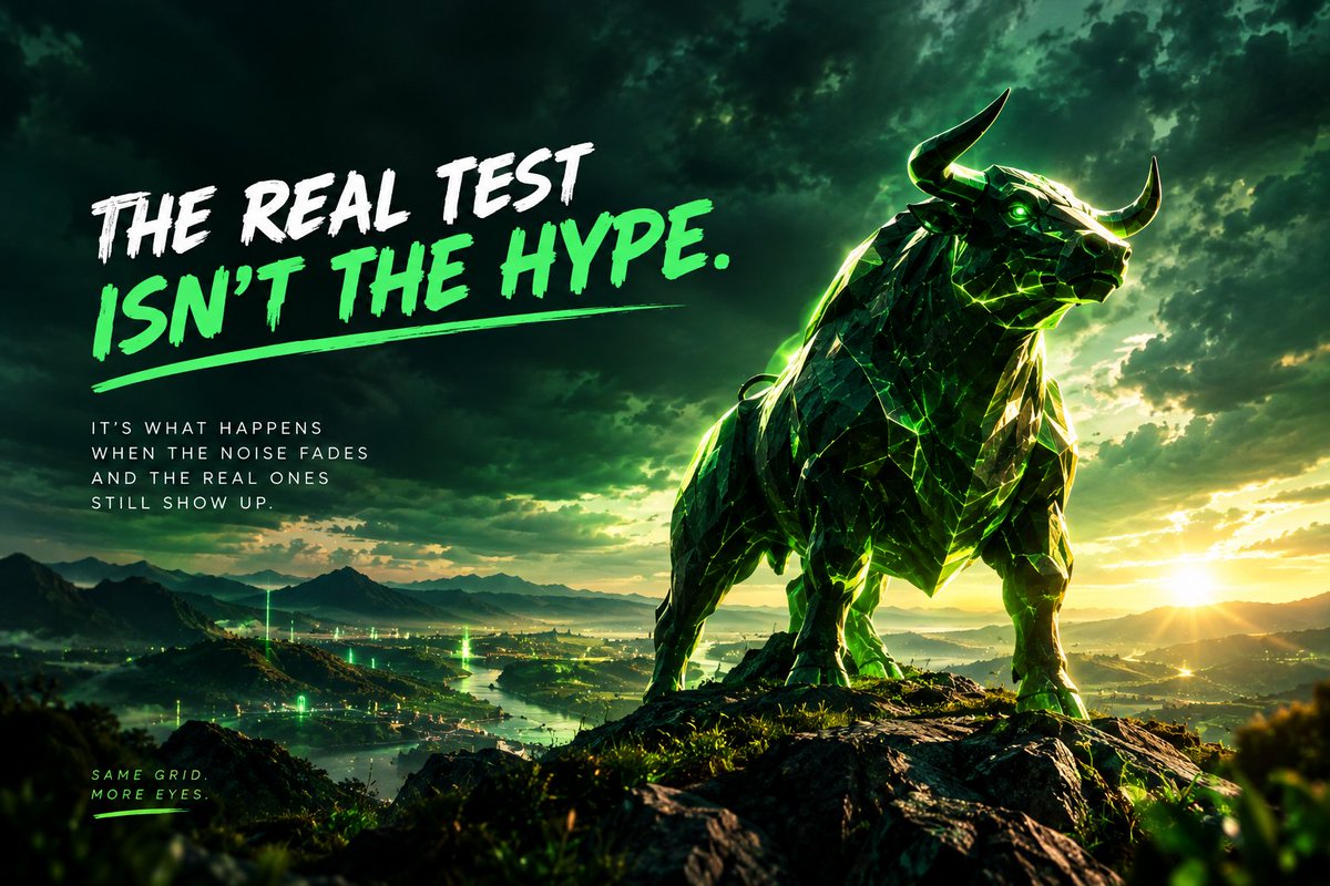 QuingTheGreat's tweet photo. Unpopular thought:👀

The real test of a crypto community isn't how loud it gets when the chart is green.

It's what happens when there's no hype to feed on

Do people still show up?
Do they still create?
Do they still talk about the project?
Do they still find reasons to build? https://t.co/7Fk8fLFEjP