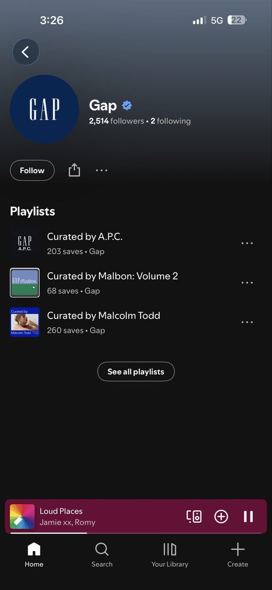 im_EdYmo's tweet photo. I just found @Gap on Spotify and their taste is sucks ash 🤣 https://t.co/CcIU4z91pL