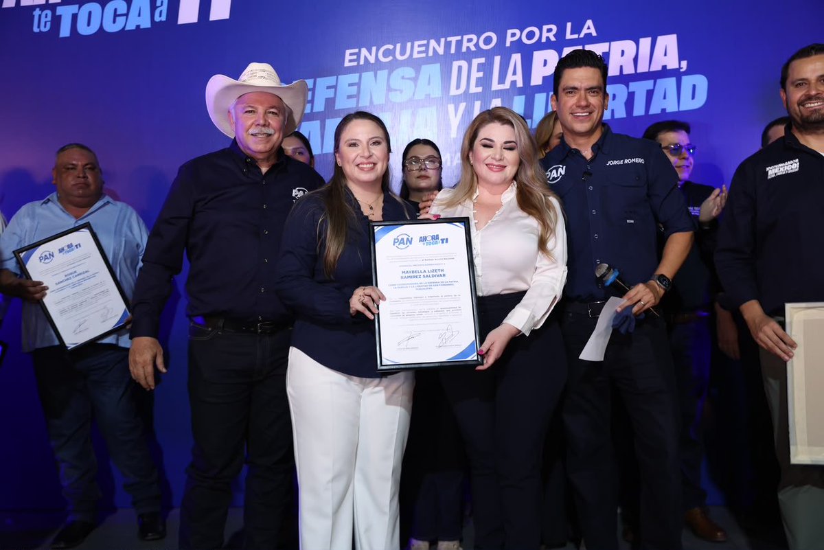 JorgeRoHe's tweet photo. ¡Felicidades a quienes hoy asumen las coordinaciones de la Defensa de la #PatriaFamiliaYLibertad en Tamaulipas! 🇲🇽🔵

Desde Ciudad Victoria, reconocemos el compromiso de:

• Diana Vanessa Leal López — Cruillas.
• Juan José Salazar Hernández — Ciudad Victoria.
• Silvia Lorena Botello Martínez — Gómez Farías.
• Héctor Hugo Castillo Hernández — Llera.
• Sheyla Frida Palacios Juárez — Mante.
• José Luis Nájera Cedillo — Nuevo Morelos.
• Maybella Lizeth Ramírez Saldívar — San Fernando.
• Analy Becerra Reséndez — San Nicolás.
• Jorge Alberto García García — Victoria.
• Roque Sánchez Carrizal — Miquihuana.
• Roberto Gallegos de León — Jiménez.

Asumen una gran responsabilidad: escuchar a las familias, caminar junto a ellas y defender sus causas. Confío en su entrega y amor por Tamaulipas para llevar esta encomienda a cada comunidad.

¡Vamos unidos por Tamaulipas y por México!