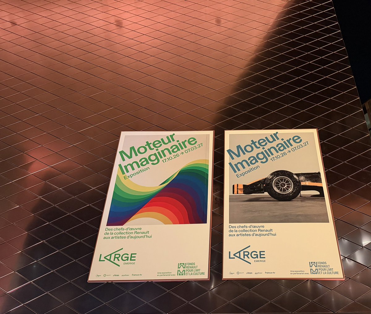 CaretteJ's tweet photo. Inauguration of the amazing #LeLarge @Emerige foundation in #IleSeguin @Ville_BoulogneB 
Thanks and congrats @PaulaAisenberg for the incredible journey #MoteurImaginaire #CarLover https://t.co/cPTXoEoGZM