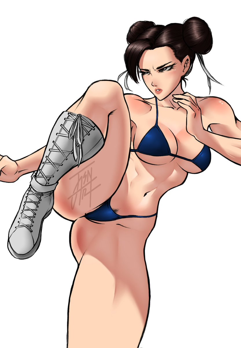 JsnArtOfficial's tweet photo. Bikini Chun Li
#Streetfighter https://t.co/zQHlPk2DYn