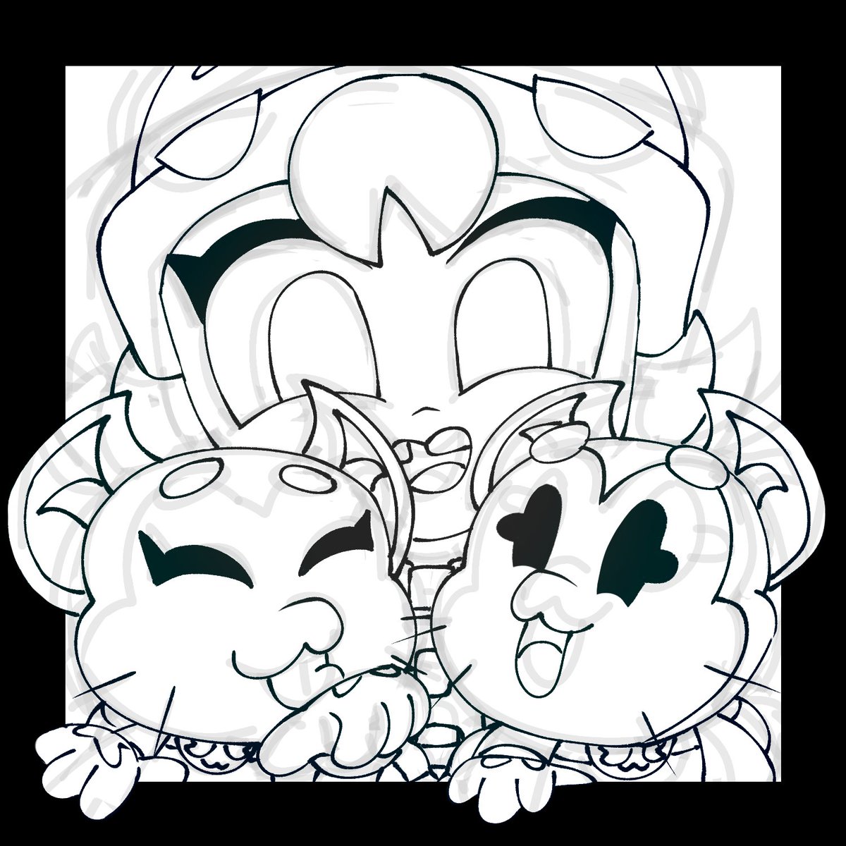 Icicle_Blaster's tweet photo. Bonnie and her two kittens!!! 😻😻💖💖🐾🐾🧶🧶🙀🙀🦷🦷

For #SupercellMake profile icon contest

#brawlstarsfanart #brawlstarsbonnie #brawlstarskit #meow https://t.co/ON1NkUg7DE