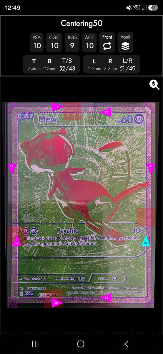 ThatCryptoMan88's tweet photo. @grok Grade my card using tag, psa and beckett scoring https://t.co/mdSR8s9dOC