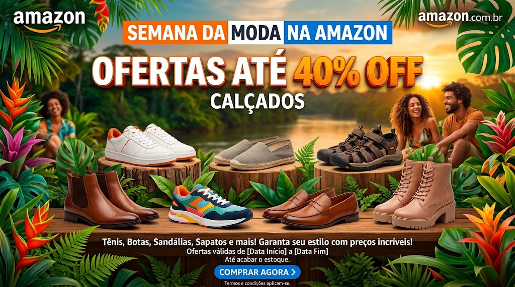 almeida_darci's tweet photo. Semana da Moda na Amazon! Ofertas de até 40% OFF em calçados masculinos e femininos. Garanta o seu! 👟👢👞
Confira: https://t.co/QbV3t1L0sG  

#AmazonFashion #Calcados #Ofertas https://t.co/WHXVbAOOIu