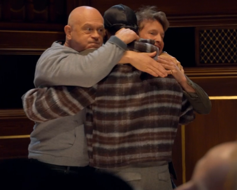 adamnotwarlock's tweet photo. get someone who hugs you like ross kemp #thetraitors #celebritytraitors https://t.co/IJ8bm33VCl