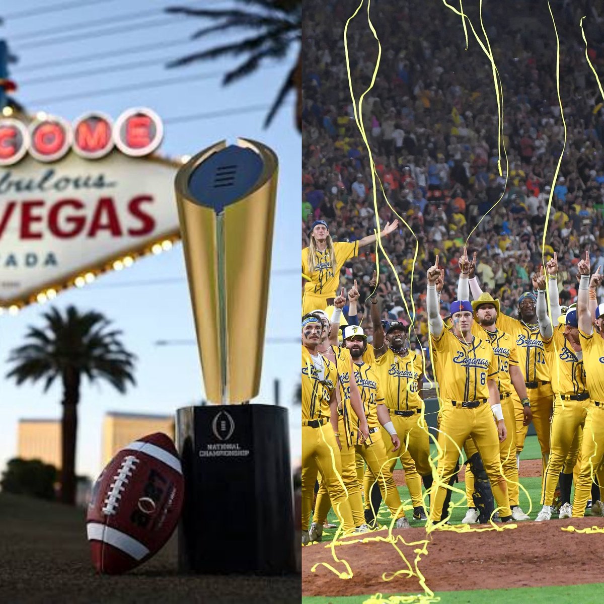 OldRowSports's tweet photo. BREAKING: ESPN announces the Savannah Bananas will play an exhibition game at halftime of the 2027 CFP National Championship

Jason Kelce and Pat McAfee are slated to be on the call per ESPN’s Peter Thamel https://t.co/evQ2ByyvZR