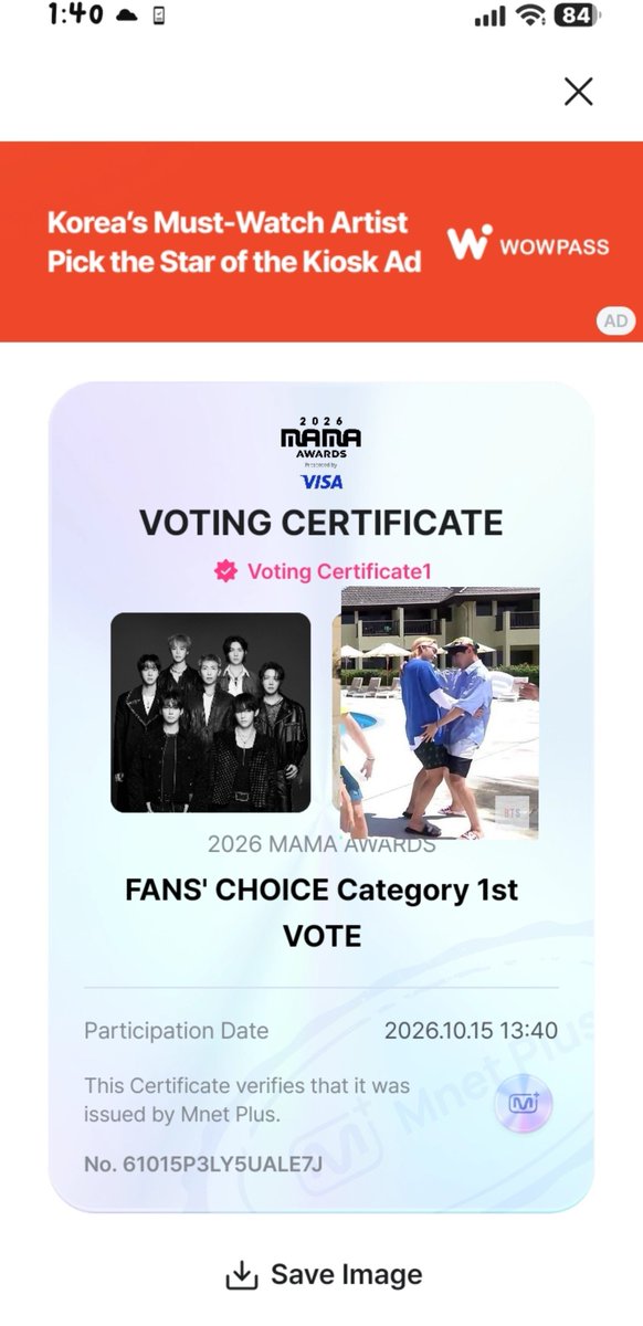 minililx's tweet photo. DINÁMICA DE VOTO ARMY 🗳️ ‼️

-foto de tu bias
-foto de tu certificado de votación 
-etiqueta 5 mutis 

@celylvsjames @claylovesyoongi @Makiyj18 @yyuuliiana @MKxrx15083 https://t.co/ERQvX9u2G9