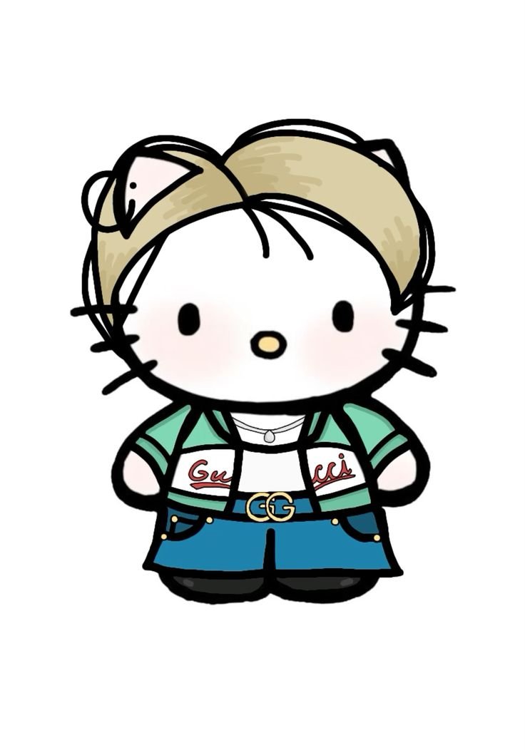 HelloKittyy753's tweet photo. Jimin in hello kitty world https://t.co/a2hJZqDxy4