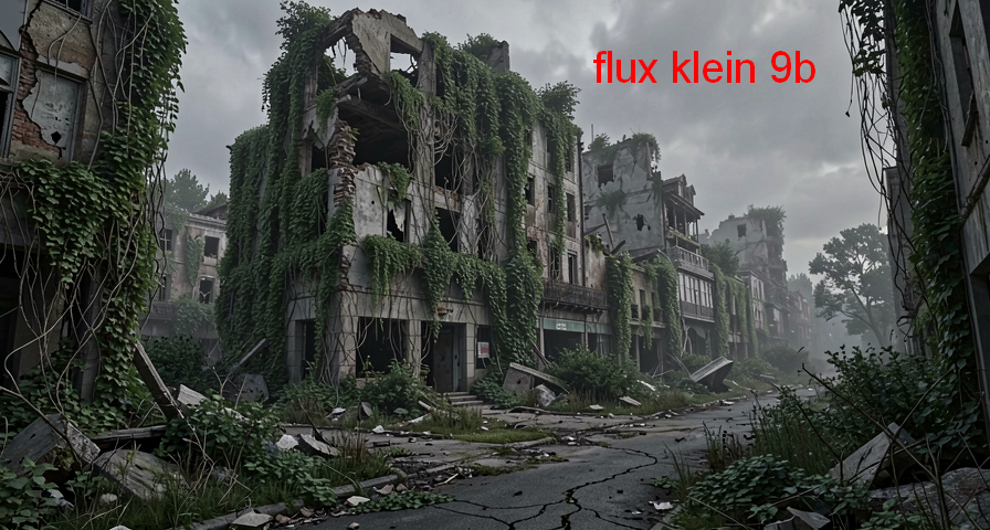 T_Gilrandir's tweet photo. comfy ui  flux.3 versus flux klein 9b. same prompt same input image.
flux.3 didn't remove ui overlay or humans as prompted but stay more reel to original image while klein remove overlay and humans but went more artistic https://t.co/skdJEMSqAL