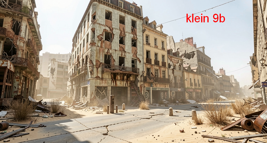T_Gilrandir's tweet photo. comfy ui  flux.3 versus flux klein 9b. same prompt same input image.
flux.3 didn't remove ui overlay or humans as prompted but stay more reel to original image while klein remove overlay and humans but went more artistic https://t.co/skdJEMSqAL