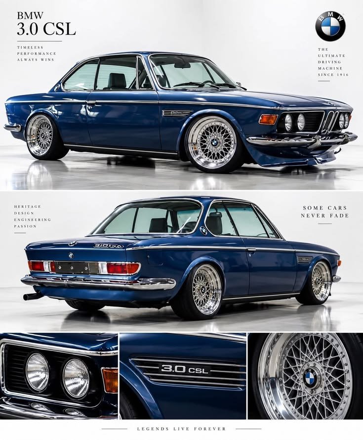 Retromania4ever's tweet photo. 🇩🇪 1972 #BMW 3.0 CSL (E9) https://t.co/QzskshJYTd
