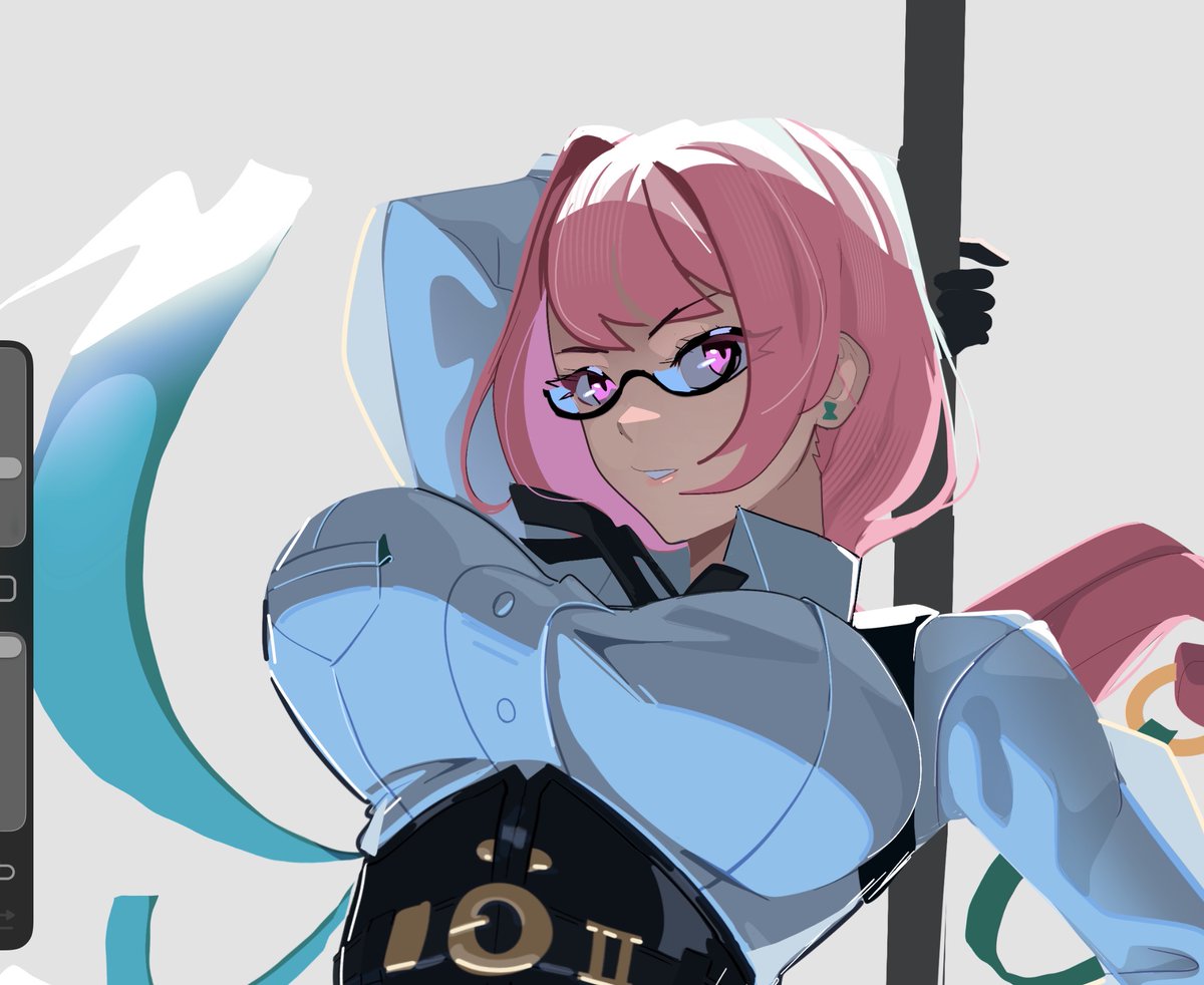 DudeDoodDo's tweet photo. I fixed her hair, noice #ZenlessZoneZero https://t.co/11gNlE8z9l