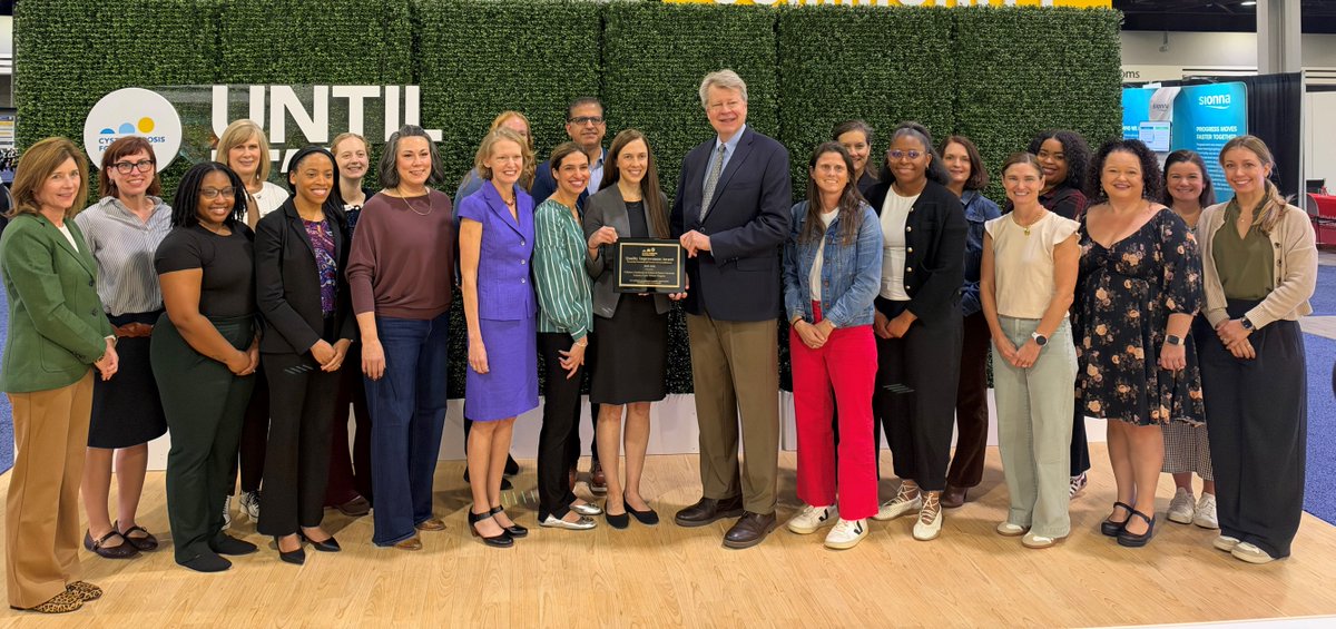 childrensatl's tweet photo. Congratulations to our cystic fibrosis team on receiving the Cystic Fibrosis Foundation’s Quality Improvement and Outstanding Care Center Partnership awards at the 2026 North American Cystic Fibrosis Conference. https://t.co/94sG2B4STD
