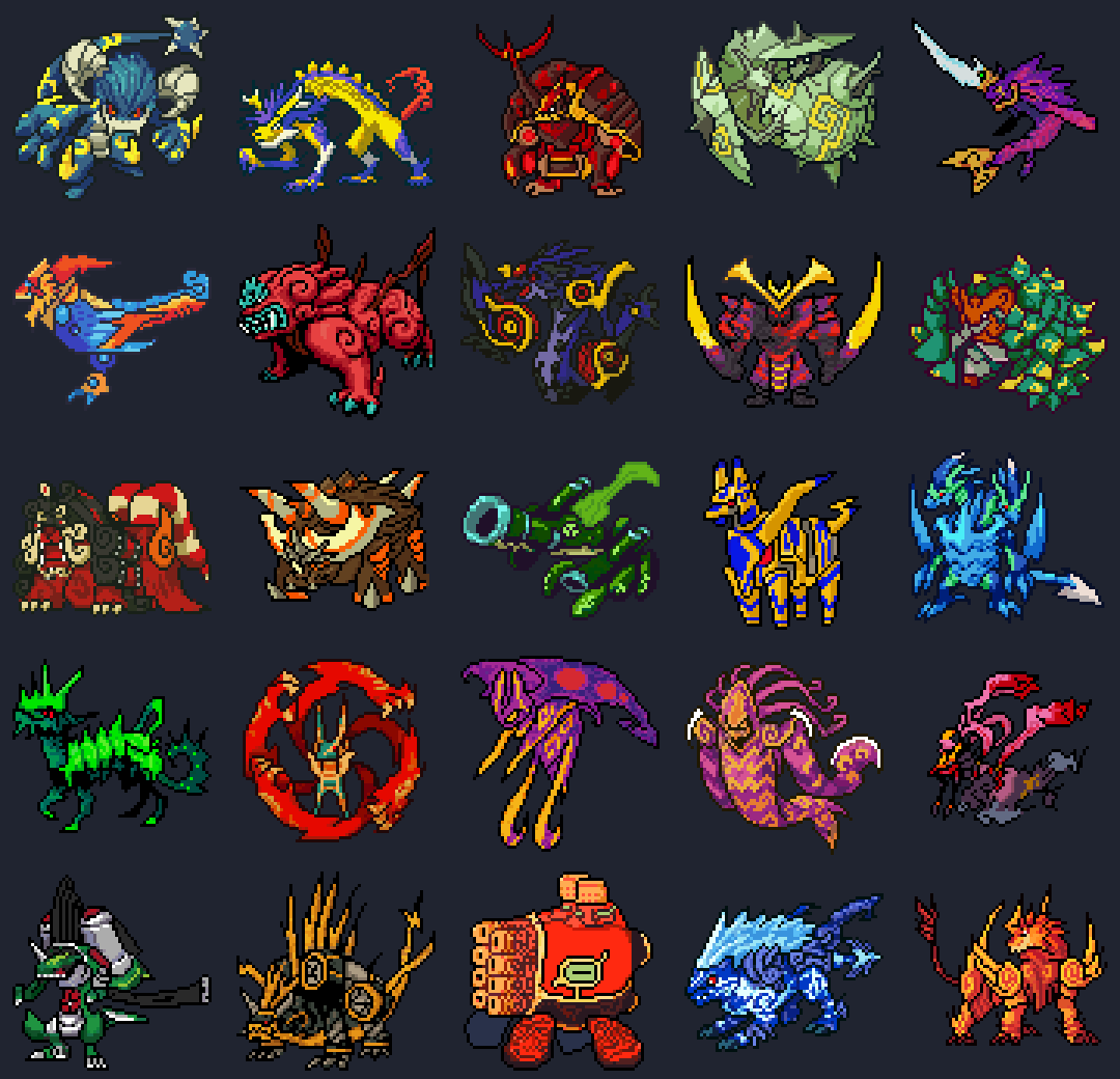 AsithDevs's tweet photo. And the Adult Spectrobes roster https://t.co/M06u2IQ4UN
