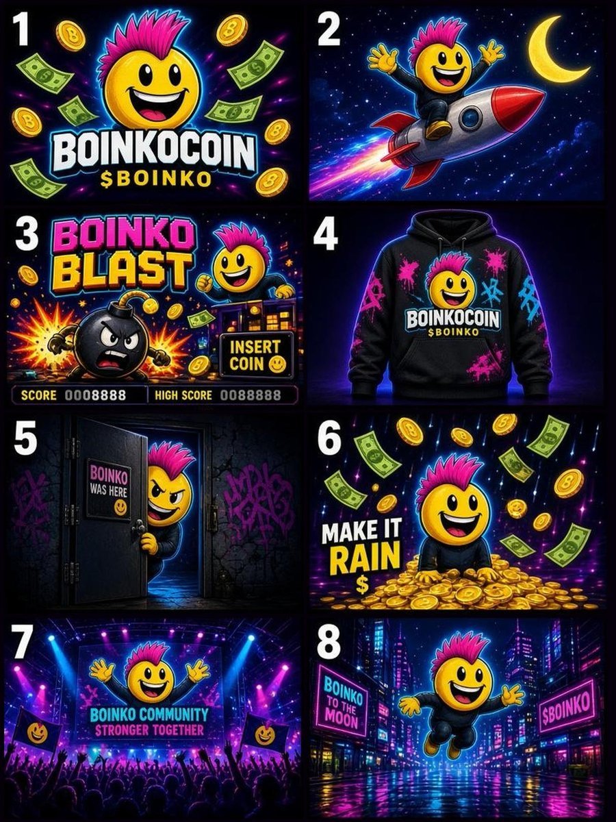 BoinkoCoin's tweet photo. 🚨 WHERE'S $BOINKO COMP 🚨

We dropped a clue….BUT did you spot it 😈....Which number will it be? 👀

To enter:
❤️ LIKE
👤 FOLLOW
🔄 RT
💬 DROP YOUR ANSWER in the comments 👇🏻

5 random winners from the correct answers — each receive 100,001 BoinkoCoins 💰

Don’t miss out 🚀 https://t.co/nDLt0USMIK