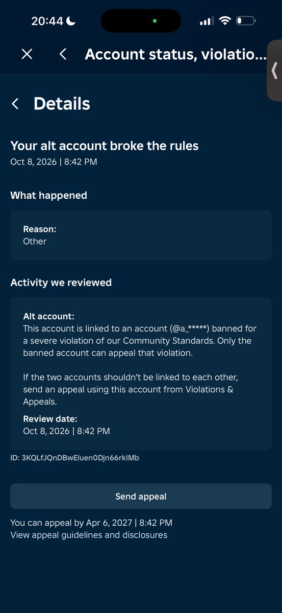 willforvermissu's tweet photo. its been over A WEEK since i got 2 accounts banned for absolute no reason. It says I have been banned for “Child Safety” when I have done nothing wrong and got my main account banned aswell.

There goes 2 accounts worth 300€+ each.
@nicktornow @Roblox @Roblox_RTC https://t.co/ArV7oJol8G
