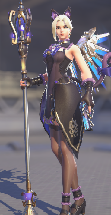 sugarbvnnie's tweet photo. mercy recolors id actually buy: lamb mercy, angel mercy, pink/white cat mercy, and hollow heart mercy. :D https://t.co/MZR5mnHOyj