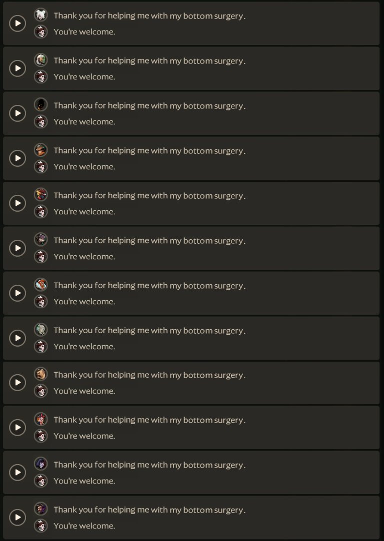 emmiswagx3's tweet photo. Deadlock Nurse Harrow character conversation dialogue leak 👇 https://t.co/6cjiWbBRS6