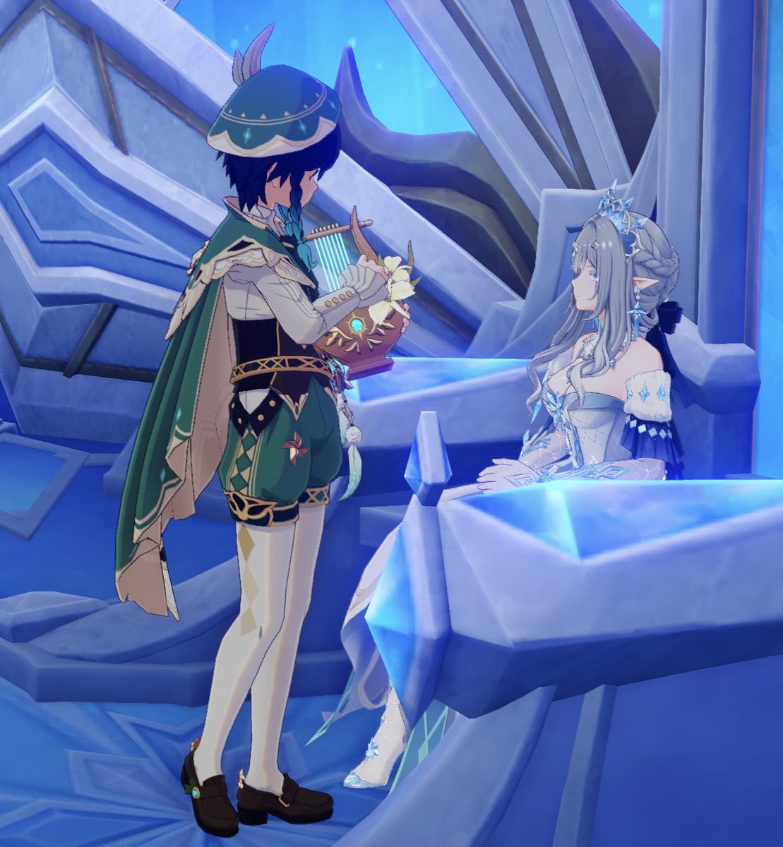 TSARIVEN_isbest's tweet photo. Guys look at the way he’s admiring her 🥰🥰 
Also playing for her https://t.co/sAybzpIh4C