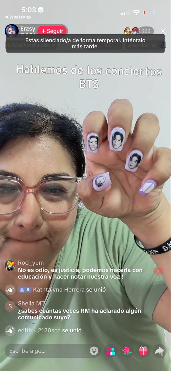 Kattakun1's tweet photo. Me silenciaron y borraron los comentarios solo comenté 
Primer comentario: las army Perú, cuando pararan de hacerse las víctimas, porque también tiran hate.

Segundo comentario: las army Perú, cuando pararan de tirar hate en los live chilenos, y si les decimos algo es racismo. https://t.co/Ev1wh9Zo36
