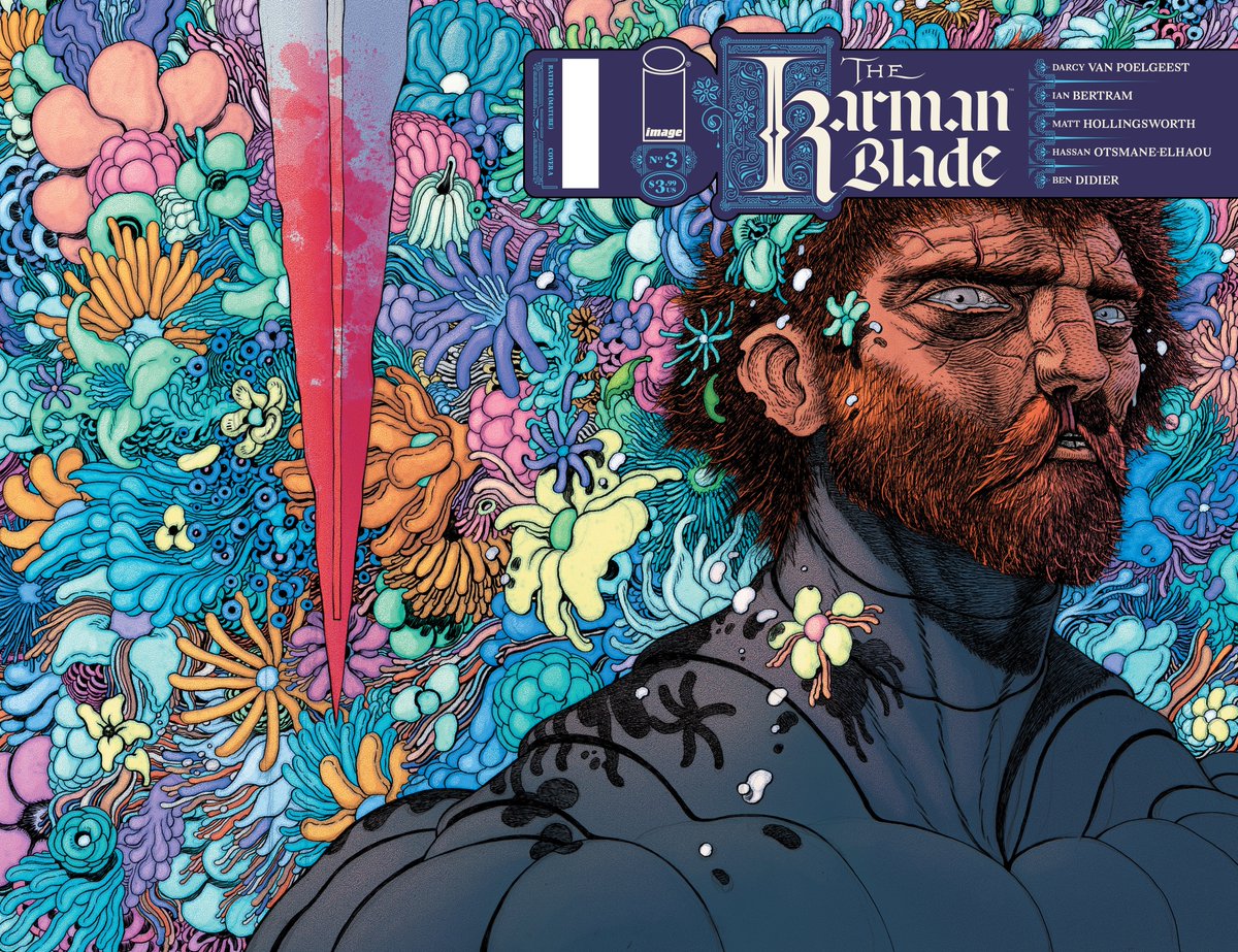 ImageComics's tweet photo. The quest to slay a tyrant god continues. The stranger who once ended Anatta’s journey has married into the Kingdom of Kalu, built a new life, and tried to leave the Karman Blade behind. But a past he’d nearly forgotten won’t let him go. From Darcy Van Poelgeest and Ian Bertram, THE KARMAN BLADE #3 hits shelves November 11. Pre-order now!
https://t.co/oQx99PGYTP