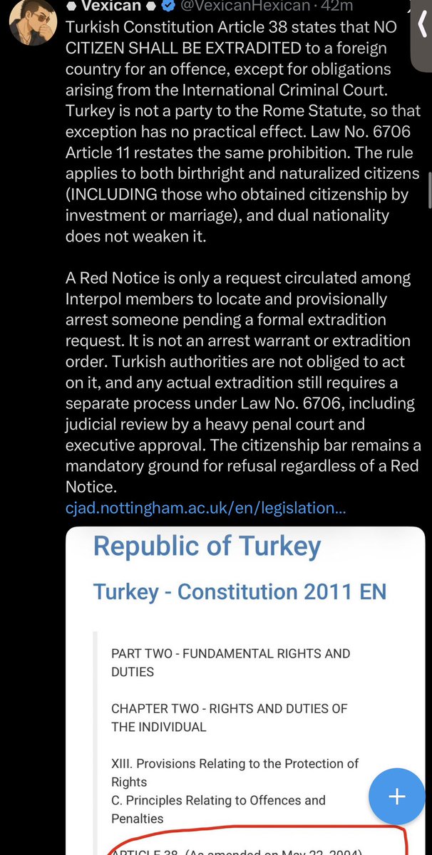 yourfriendSOMMI's tweet photo. ❤️💛💚💙

🇹🇷 Turkey doesn’t extradite.

Was this all part of the plan?

🎩 Richard Heart may have arranged to be detained on advice from his lawyers. https://t.co/JsLXEiyVvb