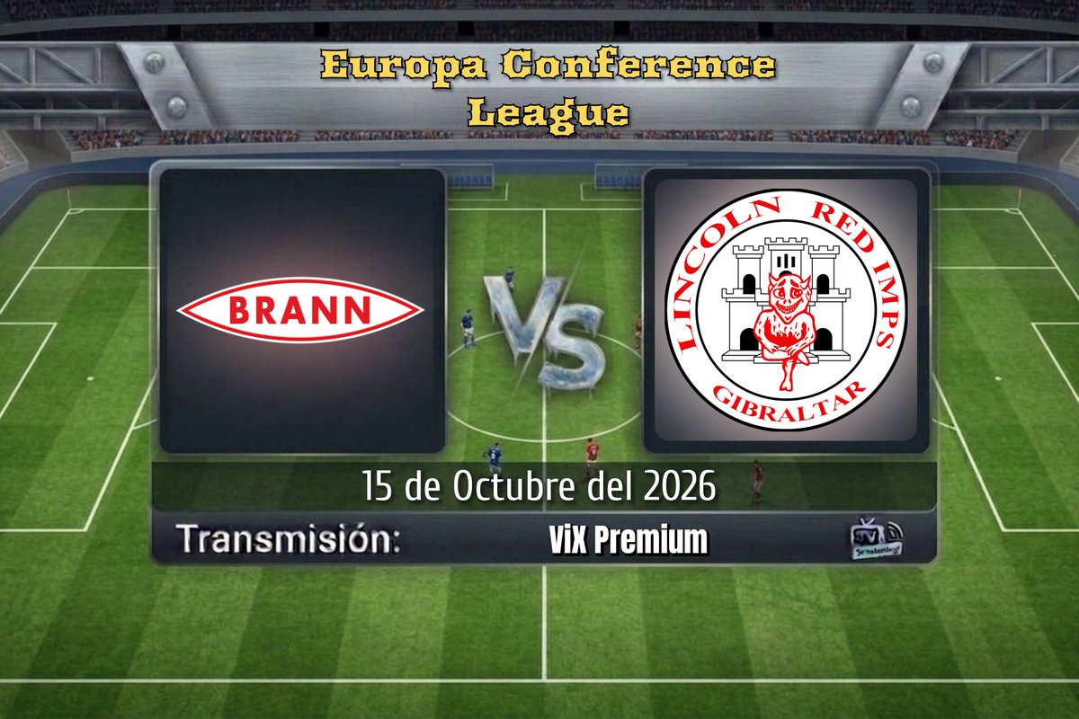 TVDELDEPOR_4's tweet photo. UECL | Jornada 1
Brann 🆚 Lincoln Red 
15:00 HRS ET 
📱💻 @ViXDeportes Premium USA 

#UECLenViX | #FKBLRI https://t.co/akxAdZCGlS
