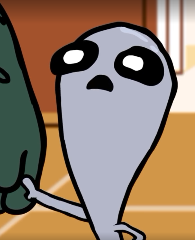 tomamoto's tweet photo. I voice Grayson, this lil gray alien in @Explosm's  "America's Next Top Cryptid" on Tubi, which is out NOOOOOW.  Thanks for having me @_KrisWilson_ @RobDenBleyker! https://t.co/59gl8k77iK