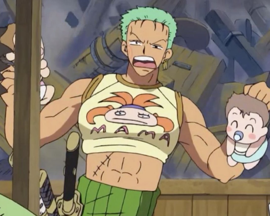 superbatliv's tweet photo. genuinely what’s oda giving him all that chest for https://t.co/KkPwPWnTjt