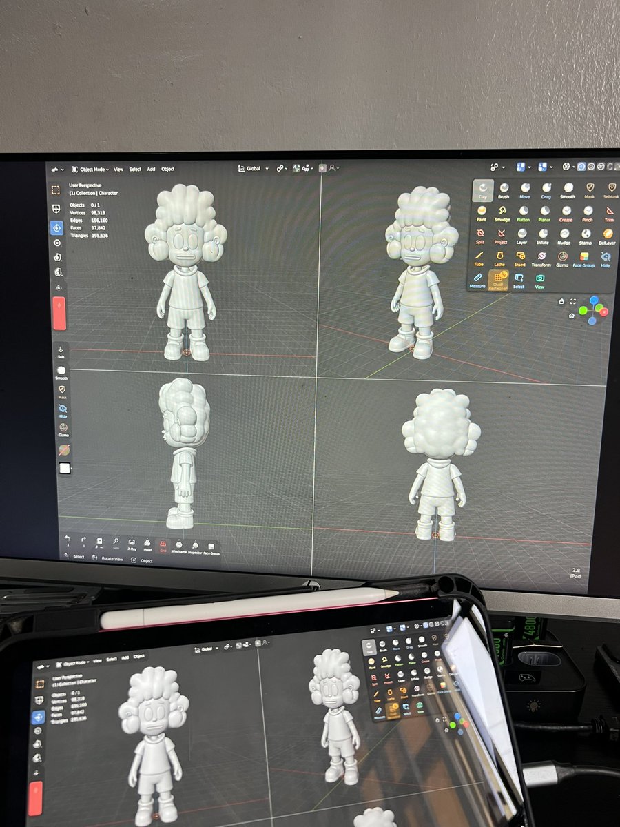 the_onlymaro's tweet photo. Working on some MARO figurines. https://t.co/Qh0S7xNS6a