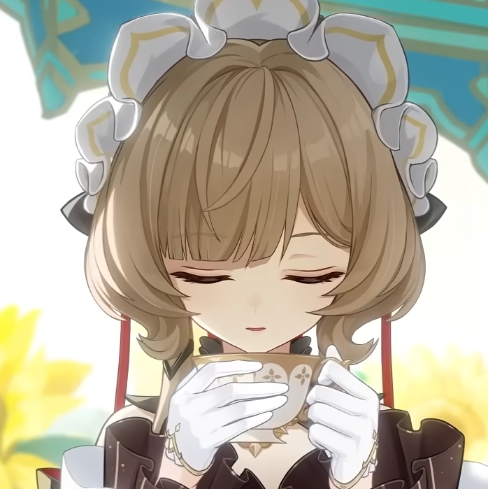 suamoroll's tweet photo. sandrone's comically large two strands of hair appreciation post https://t.co/gyodHjl9cx