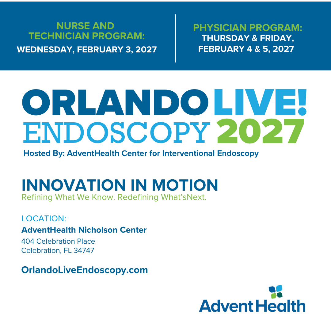 eMedEvents's tweet photo. Explore advances in therapeutic endoscopy at Orlando Live Endoscopy 2027, organized by AdventHealth Nicholson Center.

Learn from live procedural demos and hands-on training in EUS, ERCP, EMR/ESD & more.

📅 Feb 3–5 | Celebration, FL
Register: https://t.co/tdROW5fwBs

#Gastroenterology #Endoscopy #eMedEvents