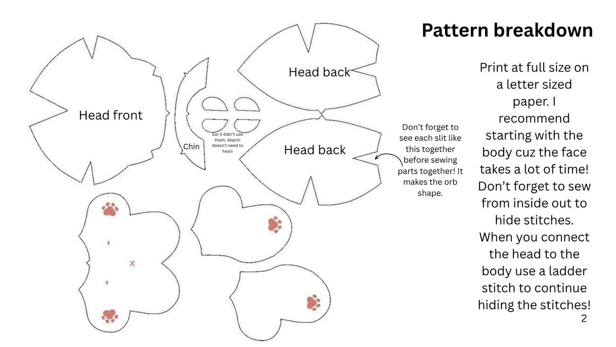 zodiark_7's tweet photo. Ok, here is the guide on sewing a chopped akechi creature for @chalk_prinz_ and anyone else that wants to make their own because the people are buying all the akechis!!!

Link to pattern from Pinterest- https://t.co/iXChZDwUQP

Slides continue in replies to this post https://t.co/jkIsXD7qac