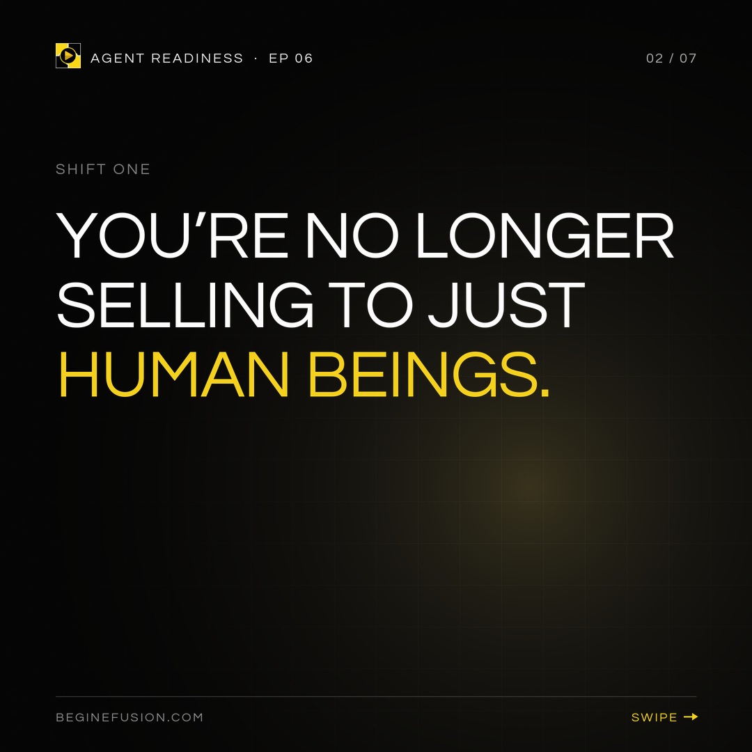 Evoputa's tweet photo. You are no longer selling to just human beings anymore.  You are now selling to both human beings and personal AI agents. 

The way you structured your website and your business before now is not the way you need to structure it going forward. Every business needs to restructure the way they sell and the way they set up everything for people to buy from them. Whoever gets there first reaps the benefits faster.  And please, do not confuse this with showing up in ChatGPT. 

That's a first step. It goes beyond that. Start with the test: https://t.co/tiu9a107uT