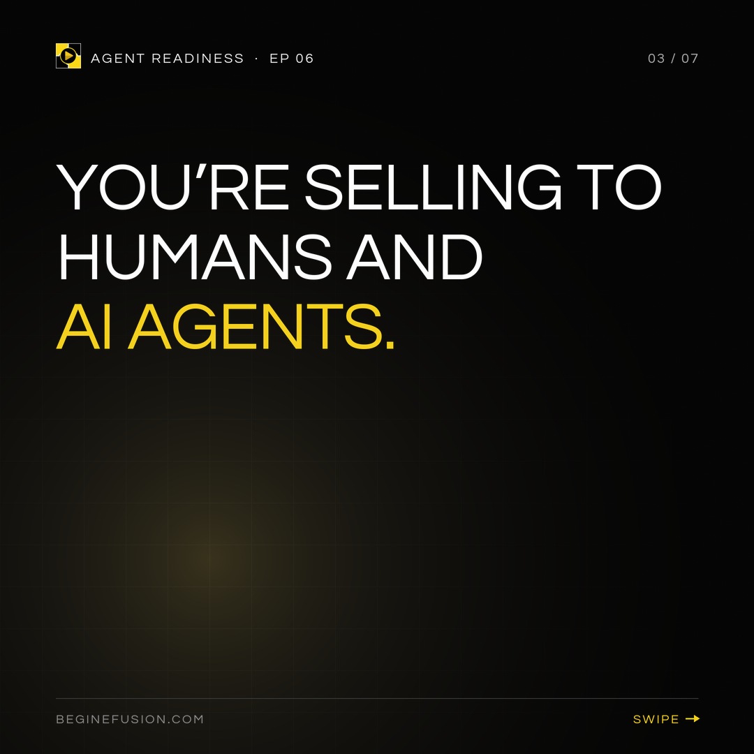 Evoputa's tweet photo. You are no longer selling to just human beings anymore.  You are now selling to both human beings and personal AI agents. 

The way you structured your website and your business before now is not the way you need to structure it going forward. Every business needs to restructure the way they sell and the way they set up everything for people to buy from them. Whoever gets there first reaps the benefits faster.  And please, do not confuse this with showing up in ChatGPT. 

That's a first step. It goes beyond that. Start with the test: https://t.co/tiu9a107uT