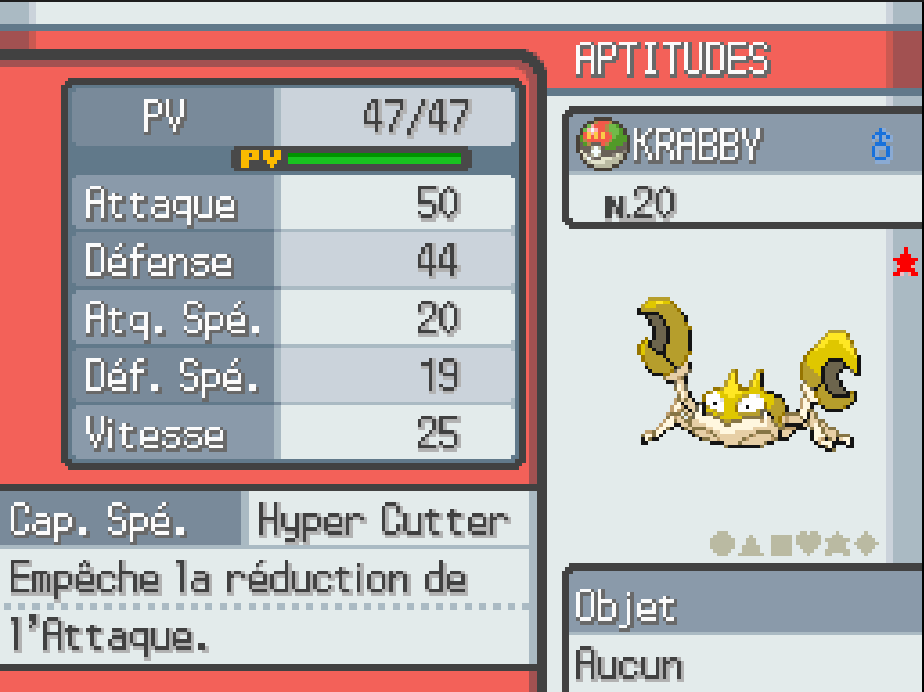 PikdumSh's tweet photo. [86e FO] Et voici le 6e Krabby shiny en 3224 Rencontres Éclate-Roc ! 
Nouvelle case du calendrier, mais ça va être compliqué d'avancer le bingo si Caratroc ne tombe pas, le 20% commence à durer..
Je ferai donc combattre les 6 Krabby/Kraboss contre la Ligue un jour pour la vanne https://t.co/5MLFEHDjCN