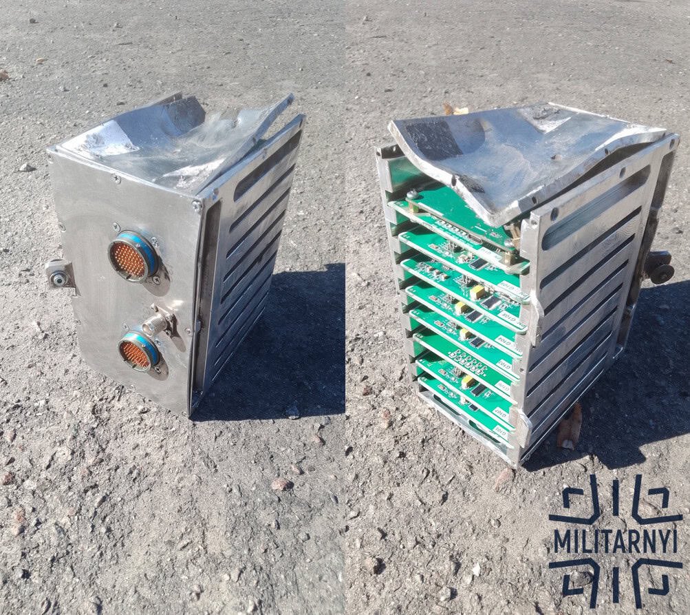 Drone_Wars_'s tweet photo. A Ukrainian teardown of a Geran-4 flight computer found more than 75 percent U.S.-made parts, Militarnyi reported. 

Engineer Prop of the 1230th Athena Regiment did the work. Wreckage was from Poltava region in 2026. Of 105 identified components, 80 (76 percent) were American by parent company. Texas Instruments and National Semiconductor alone were 61 parts, or 58 percent. Seven boards use the TMS320F28335PGFA. China 11, Infineon 2. Nine unidentified. No Russian electronics found.

Boards carry the Alabuga AL prefix, with dates in June and August 2026. Processor markings were partly erased. A rough retail-price estimate put TI revenue from these controllers at about €1.4 million (about $1.6 million) a month if output is 3,000 units. Actual prices are unknown.

Source: https://t.co/ljVvblqXgs

#Geran #Geran4