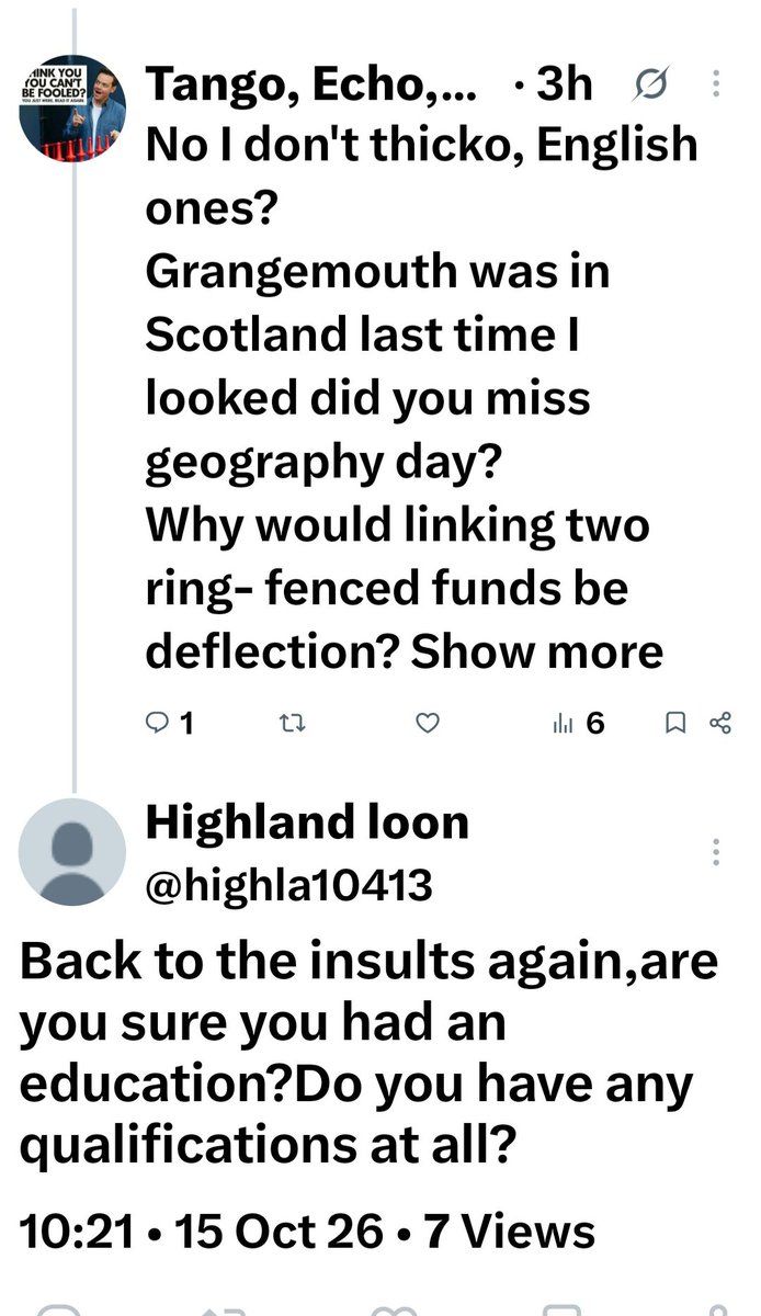 Caledonialover's tweet photo. @highla10413 @VeryWildBilly Responds with a block after getting roasted for a day.🤣🤣 https://t.co/LStbiAvJ7g