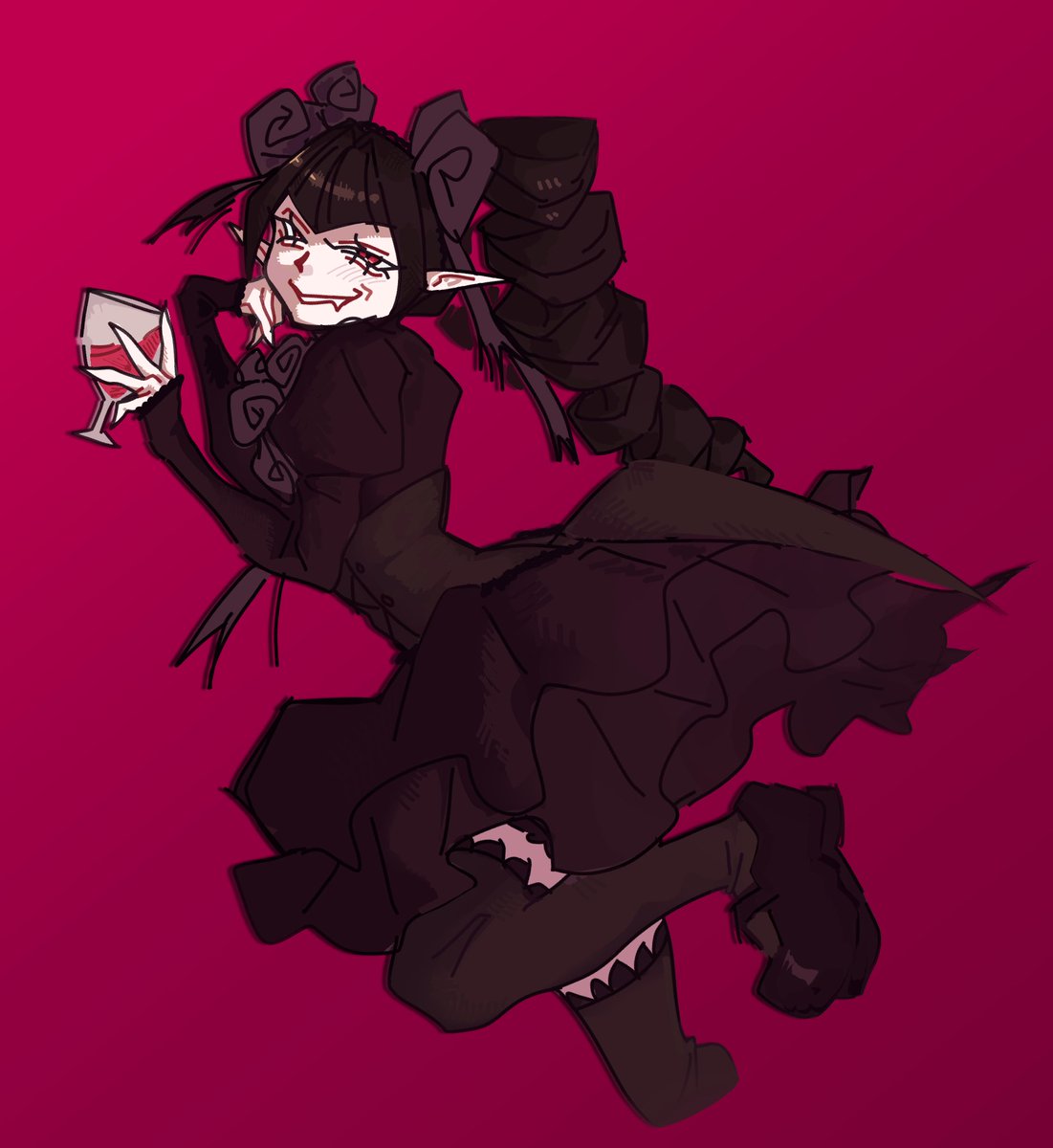 nohartandsoles's tweet photo. This is my oc celestia ludenberg #danganronpa https://t.co/EZf5XPeytG