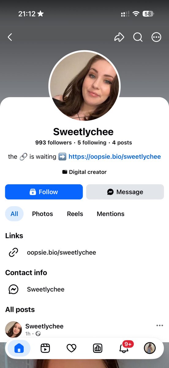 Larah_Sky's tweet photo. This creator has their agency stealing my content on Facebook and linking to their onlyfans. @tracyxgials 

Already reported to @OnlyFans as I’m sure they don’t love people stealing content to deceive fans about who they’re subscribed to. 

I really wish these scummy agencies would stop this nonsense!