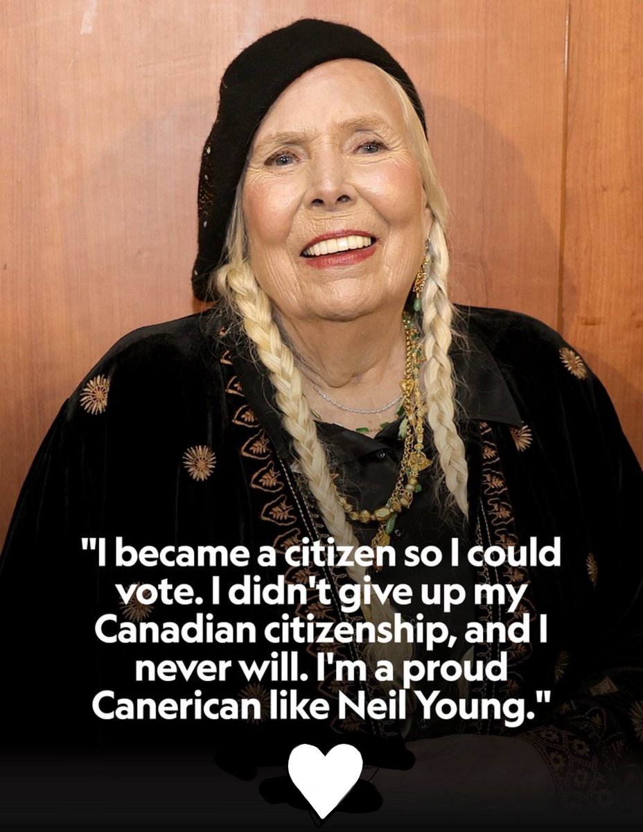makeart's tweet photo. Joni confirms she became U.S. citizen in order to vote in the upcoming election.
During Joni Jam at the Hollywood Bowl, Mitchell blurted out "fuck Donald Trump!" &amp; then added: “I wish I could vote…I’m a Canadian. I’m one of those lousy immigrants .
Now that’s fucking fantastic https://t.co/NM6cGrFs5z