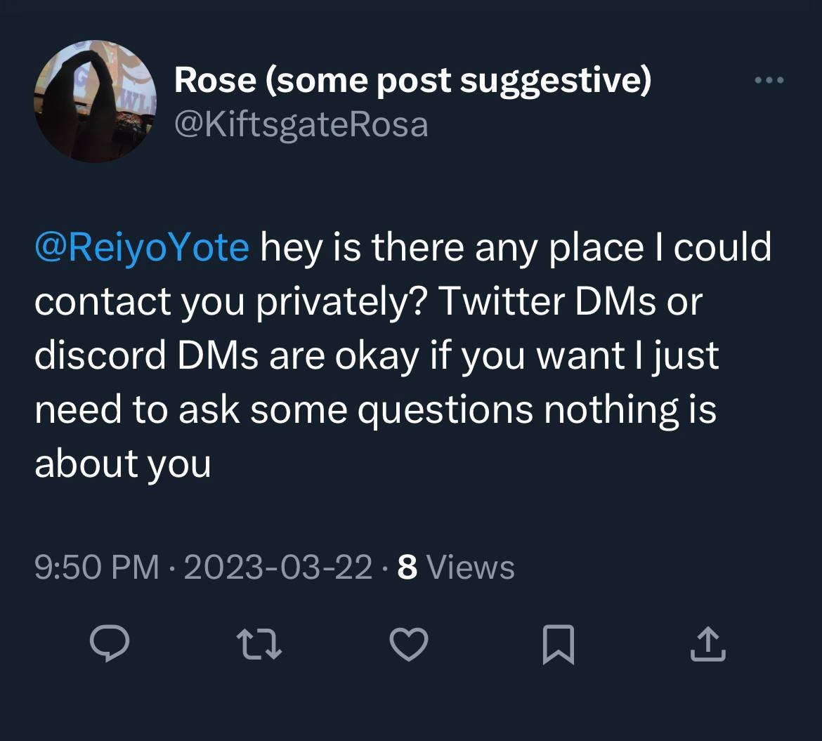 Scoobssnack's tweet photo. Mozie tweeting reiyoyote someone affiliated with the furry raiders neo nazi group https://t.co/rPrVzF4CC6