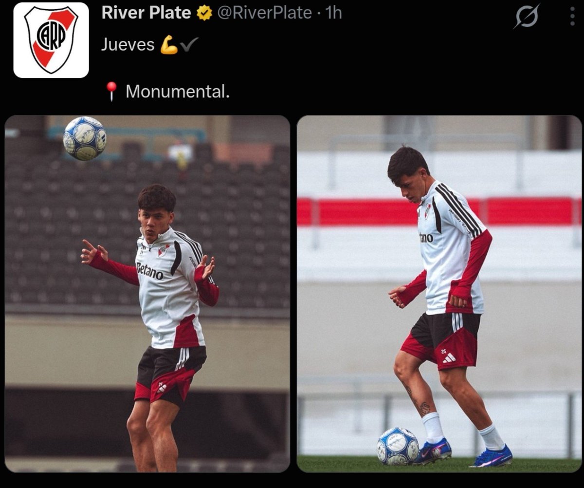 stebanCARP's tweet photo. Basta de boludeces, el futuro de River tiene que ir por acá https://t.co/d8l34Q1kn1
