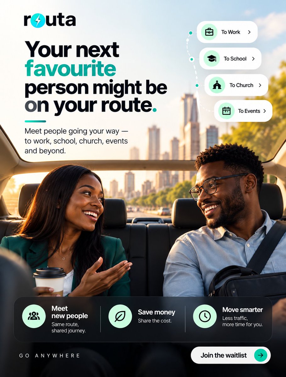 Routa_Ride's tweet photo. You left home expecting an ordinary commute. You might arrive having met someone new.

The same road. Different lives. One unexpected connection.

That’s the idea behind Routa Peer Ride — finding people heading your way and making the journey more worthwhile. https://t.co/MKGa4Zg3aJ