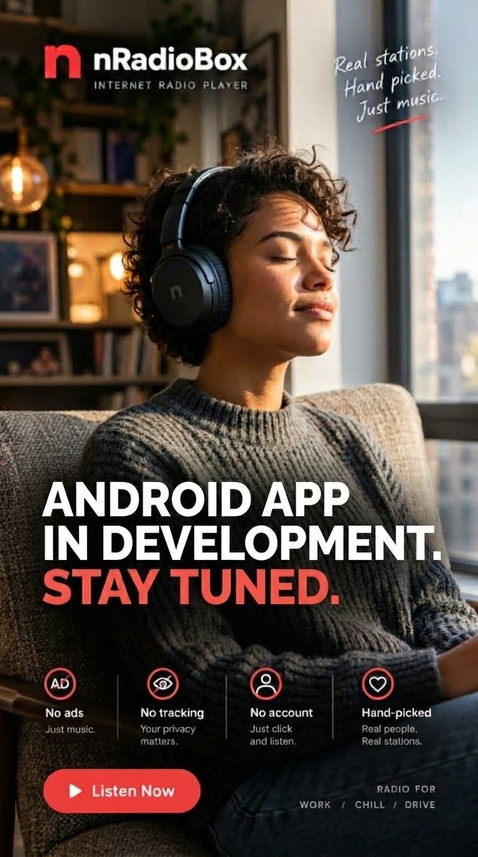 nRadioBoxPlayer's tweet photo. #androidapp #radio #freemusic #free #noads #notrack https://t.co/jWggN3yHKB