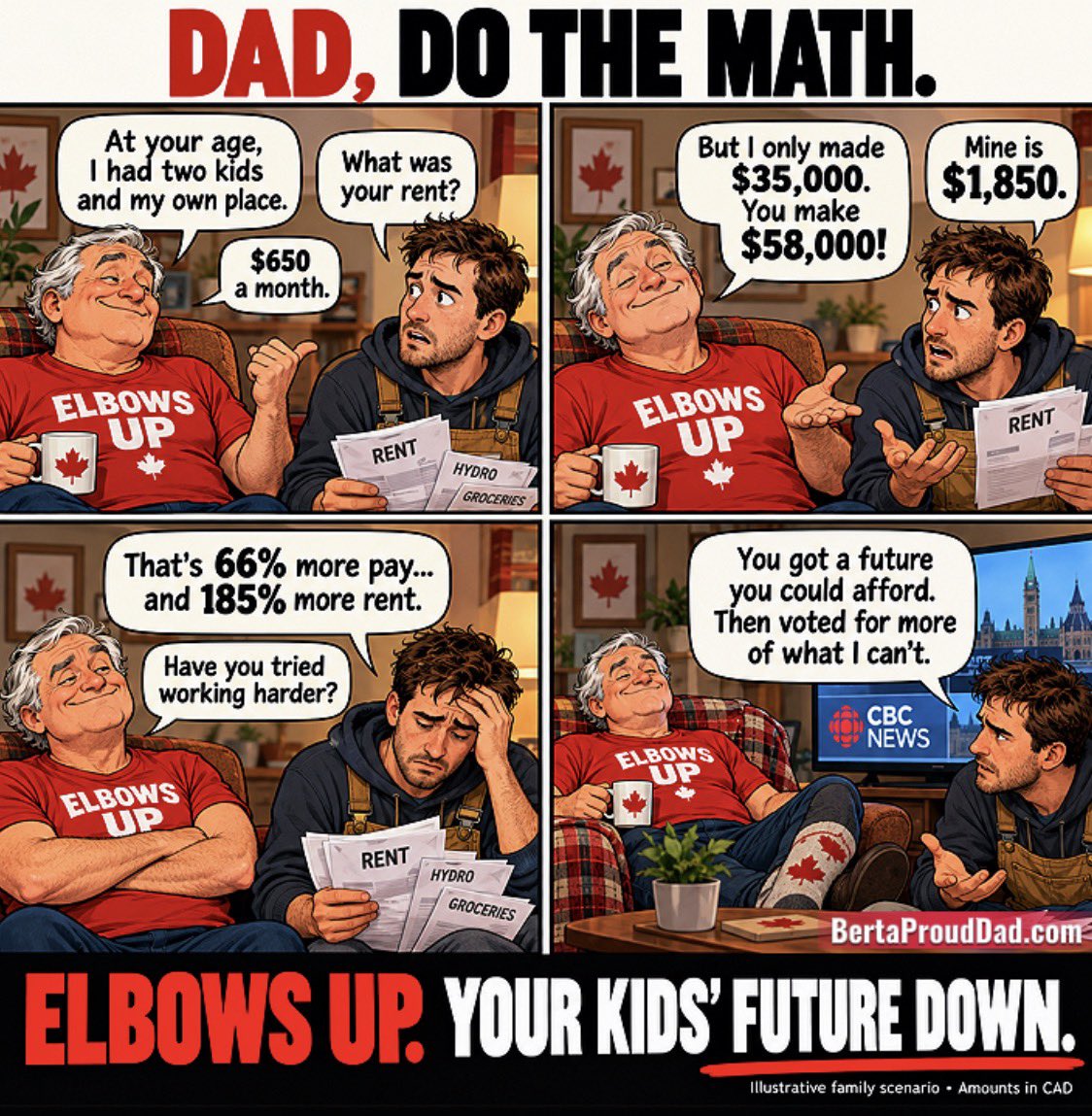 BertaProudDad's tweet photo. It’s almost like Liberal boomers don’t get it! 

From what I’ve experienced they justify voting against their kids! 

#cdnpoli https://t.co/77e2V5Bk4M