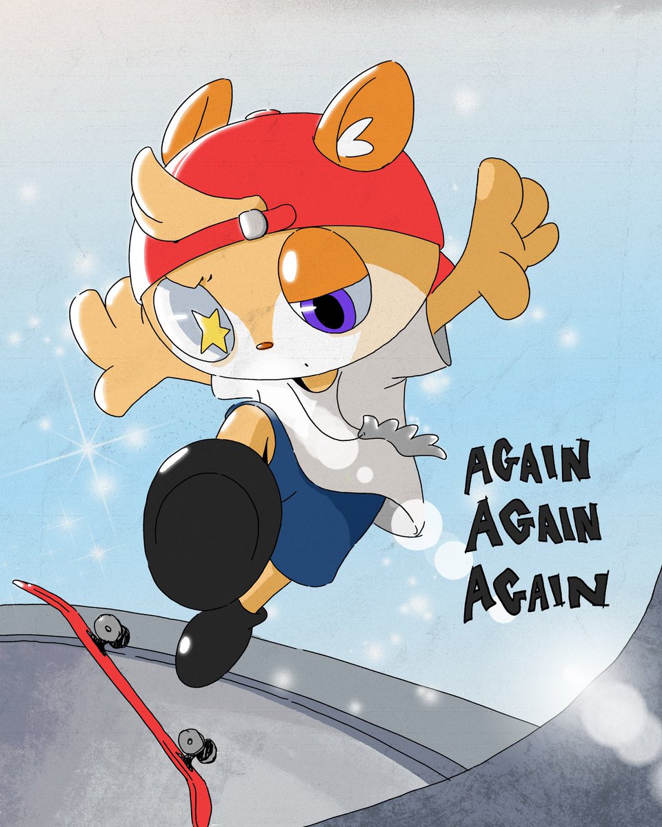 EVAN01ACE's tweet photo. gliddy keeps trying to ride his skateboard, taking it one step at a time, falling down but getting back up and trying again until he finally gets it. 

just like his dad, who keeps pushing forward no matter how difficult things get, always striving to improve himself and challenge his own limits. never stops learning, growing, and working hard to become a better version of himself, always reminding us that progress takes time, that it's okay to stumble along the way, and that what matters most is having the courage to keep trying, no matter how many times we fall 🥹🫳🏻 #evan
