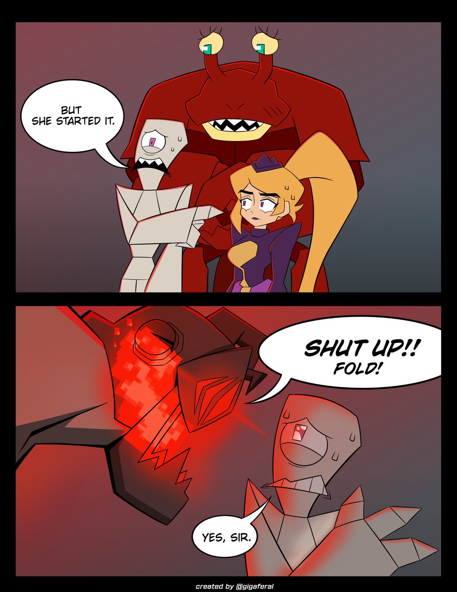 Gigaferal's tweet photo. Normal day at Syntax (Comic)
Page 5 to page 6
#gameoverse #syntax https://t.co/XEFjebLfD2