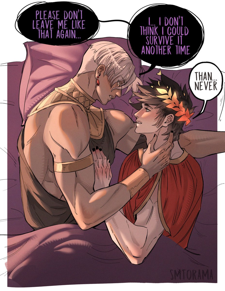 smtorama's tweet photo. Thanatos is a self-possessed god but I think he'd seek words of reassurance sometimes https://t.co/nycTN9HbKG