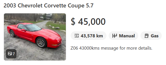 GeoffdBarrett's tweet photo. Speaking of cars. This dream car of mine just popped up for sale. https://t.co/0gmqUDyIEG